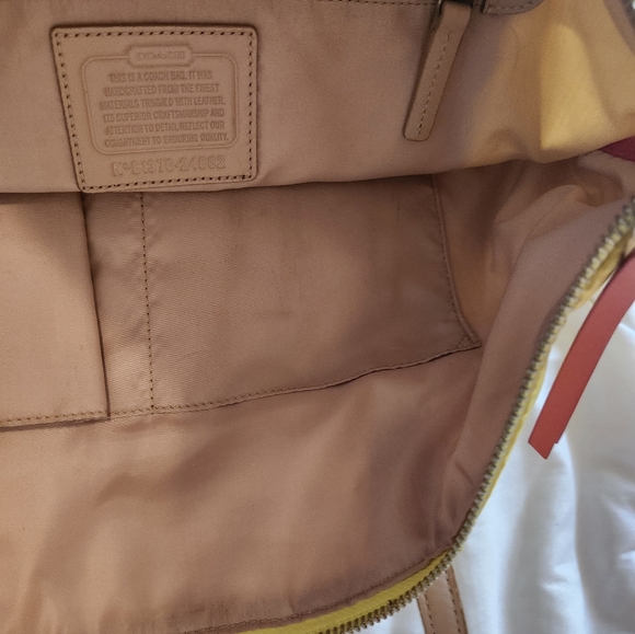 Yellow Coach Purse - Picture 12 of 16